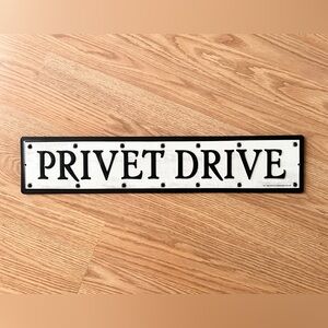 Harry Potter Privet Drive Metal Sign